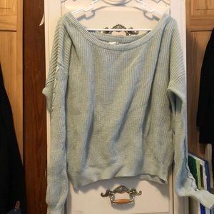 Off the shoulder sweater